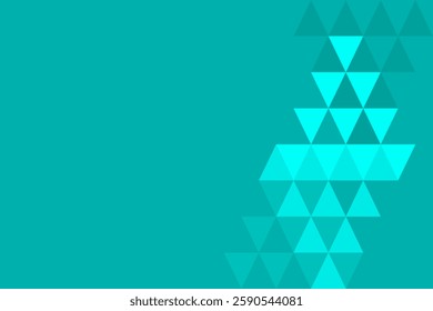 Template Background Triangle Green Mint 