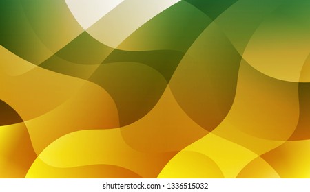 Template Background With Wave Geometric Shape. For Design, Presentation, Business. Vector Illustration with Color Gradient.