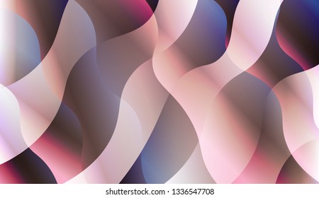 Template Background With Wave Geometric Shape. For Template Cell Phone Backgrounds. Vector Illustration with Color Gradient