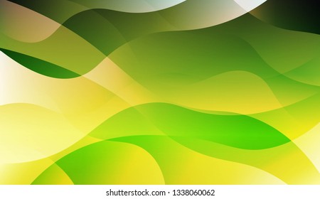 Template Background With Wave Geometric Shape. For Design, Presentation, Business. Vector Illustration with Color Gradient.