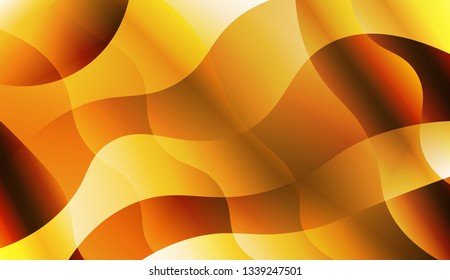 Template Background With Wave Geometric Shape. For Flyer, Brochure, Booklet And Websites Design Vector Illustration with Color Gradient.