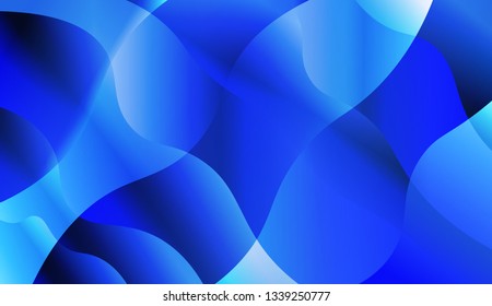 Template Background With Wave Geometric Shape. For Flyer, Brochure, Booklet And Websites Design Vector Illustration with Color Gradient.