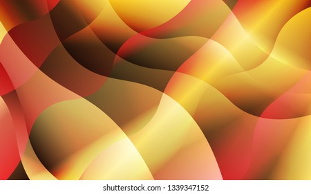 Template Background With Wave Geometric Shape. For Template Cell Phone Backgrounds. Vector Illustration with Color Gradient