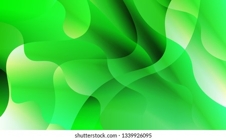 Template Background With Wave Geometric Shape. For Flyer, Brochure, Booklet And Websites Design Vector Illustration with Color Gradient.