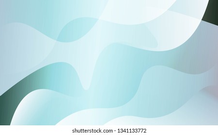 Template Background With Wave Geometric Shape. For Design, Presentation, Business. Vector Illustration.