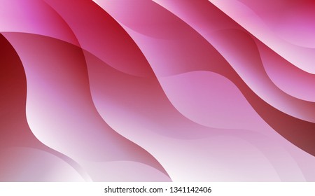 Template Background With Wave Geometric Shape. For Design, Presentation, Business. Vector Illustration.