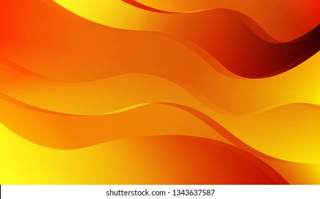 Template Background With Wave Geometric Shape. Design For Cover Page, Poster, Banner Of Websites. Vector Illustration.
