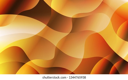 Template Background With Wave Geometric Shape. For Flyer, Brochure, Booklet And Websites Design Vector Illustration with Color Gradient.