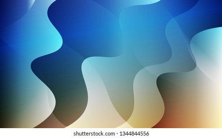 Template Background With Wave Geometric Shape. For Design, Presentation, Business. Vector Illustration.