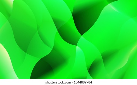 Template Background With Wave Geometric Shape. For Flyer, Brochure, Booklet And Websites Design Vector Illustration with Color Gradient.