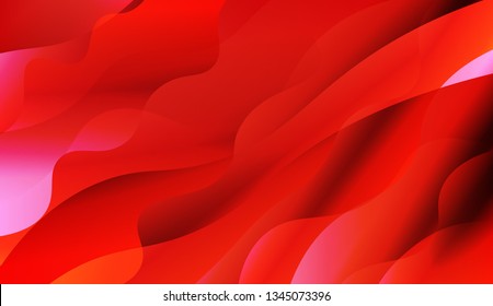 Template Background With Wave Geometric Shape. For Flyer, Brochure, Booklet And Websites Design Vector Illustration with Color Gradient.