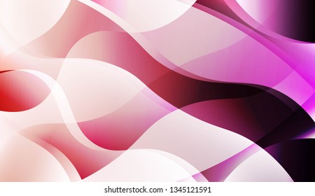 Template Background With Wave Geometric Shape. For Design, Presentation, Business. Vector Illustration.