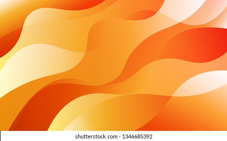Template Background With Wave Geometric Shape. For Design, Presentation, Business. Vector Illustration with Color Gradient.