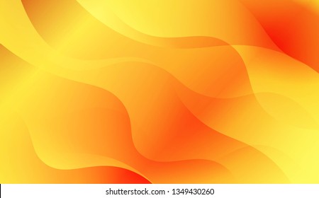 Template Background With Wave Geometric Shape. For Your Design Wallpaper, Presentation, Banner, Flyer, Cover Page, Landing Page. Vector Illustration with Color Gradient.