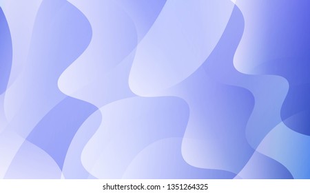 Template Background With Wave Geometric Shape. For Your Design Wallpaper, Presentation, Banner, Flyer, Cover Page, Landing Page. Vector Illustration with Color Gradient.