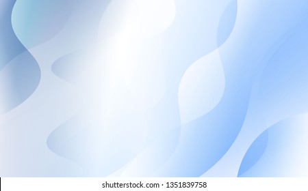 Template Background With Wave Geometric Shape. For Your Design Wallpaper, Presentation, Banner, Flyer, Cover Page, Landing Page. Vector Illustration with Color Gradient.