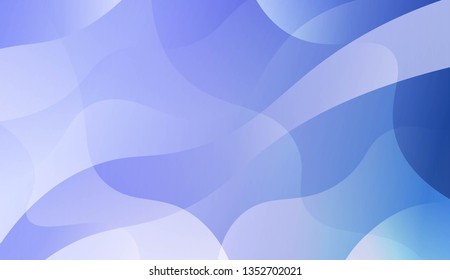 Template Background With Wave Geometric Shape. For Your Design Wallpaper, Presentation, Banner, Flyer, Cover Page, Landing Page. Vector Illustration with Color Gradient.