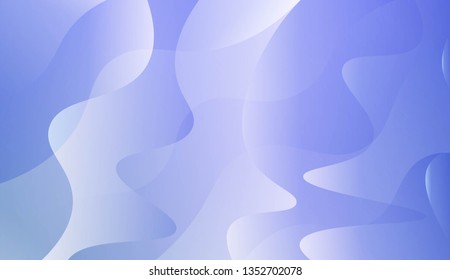Template Background With Wave Geometric Shape. For Your Design Wallpaper, Presentation, Banner, Flyer, Cover Page, Landing Page. Vector Illustration with Color Gradient.