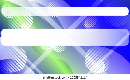 Template Background With Wave Geometric Shape, Lines, Circle. Design For Cover Page, Poster, Banner Of Websites. Vector Illustration with Color Gradient