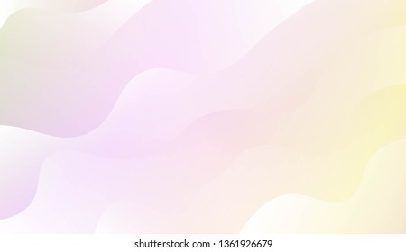 Template Background With Wave Geometric Shape. For Design, Presentation, Business. Vector Illustration with Color Gradient