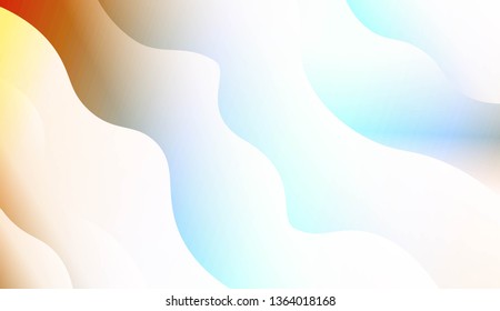 Template Background With Wave Geometric Shape. For Design, Presentation, Business. Vector Illustration with Color Gradient