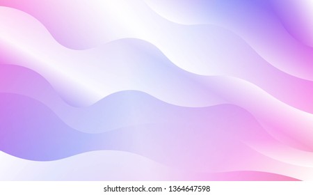 Template Background With Wave Geometric Shape. For Design, Presentation, Business. Vector Illustration with Color Gradient