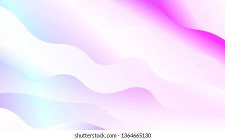 Template Background With Wave Geometric Shape. For Design, Presentation, Business. Vector Illustration with Color Gradient