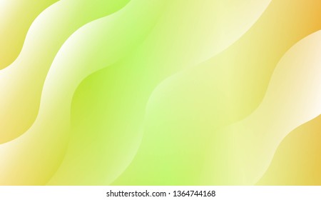 Template Background With Wave Geometric Shape. For Design, Presentation, Business. Vector Illustration with Color Gradient