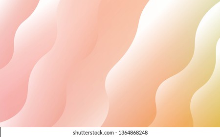 Template Background With Wave Geometric Shape. For Design, Presentation, Business. Vector Illustration with Color Gradient