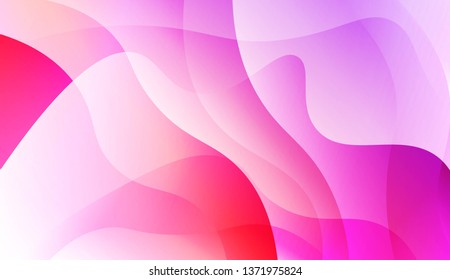 Template Background With Wave Geometric Shape. For Template Cell Phone Backgrounds. Vector Illustration with Color Gradient