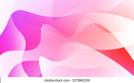 Template Background With Wave Geometric Shape. For Template Cell Phone Backgrounds. Vector Illustration with Color Gradient