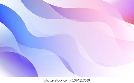 Template Background With Wave Geometric Shape. For Template Cell Phone Backgrounds. Vector Illustration with Color Gradient