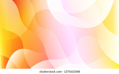 Template Background With Wave Geometric Shape. For Template Cell Phone Backgrounds. Vector Illustration with Color Gradient