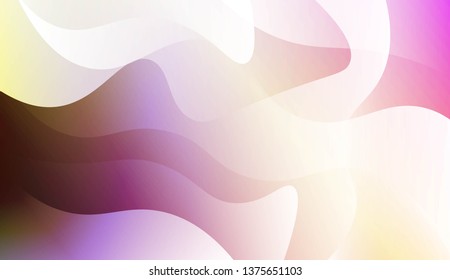 Template Background With Wave Geometric Shape. For Template Cell Phone Backgrounds. Vector Illustration with Color Gradient