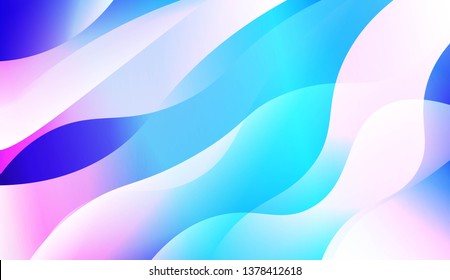 Template Background With Wave Geometric Shape. For Template Cell Phone Backgrounds. Vector Illustration with Color Gradient
