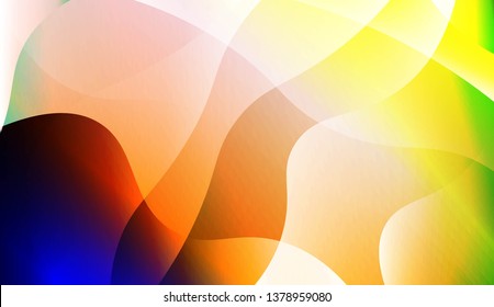 Template Background With Wave Geometric Shape. For Template Cell Phone Backgrounds. Vector Illustration with Color Gradient