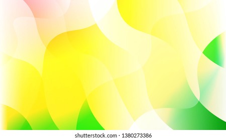 Template Background With Wave Geometric Shape. For Template Cell Phone Backgrounds. Vector Illustration with Color Gradient