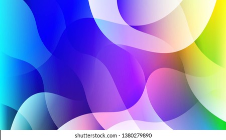 Template Background With Wave Geometric Shape. For Template Cell Phone Backgrounds. Vector Illustration with Color Gradient