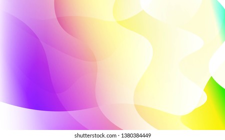 Template Background With Wave Geometric Shape. For Template Cell Phone Backgrounds. Vector Illustration with Color Gradient
