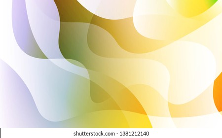 Template Background With Wave Geometric Shape. For Template Cell Phone Backgrounds. Vector Illustration with Color Gradient