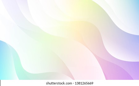 Template Background With Wave Geometric Shape. For Template Cell Phone Backgrounds. Vector Illustration with Color Gradient