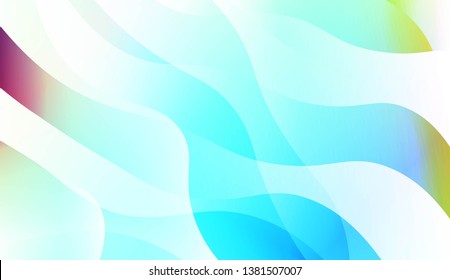 Template Background With Wave Geometric Shape. For Template Cell Phone Backgrounds. Vector Illustration with Color Gradient