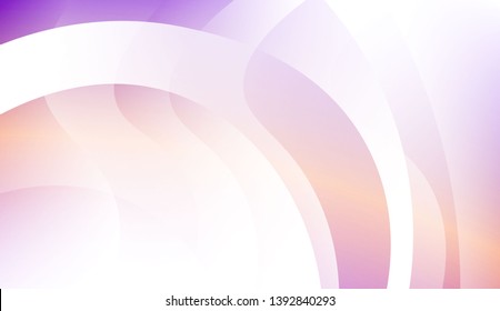 Template Background With Wave Geometric Shape. For Your Design Wallpaper, Presentation, Banner, Flyer, Cover Page, Landing Page. Colorful Vector Illustration.