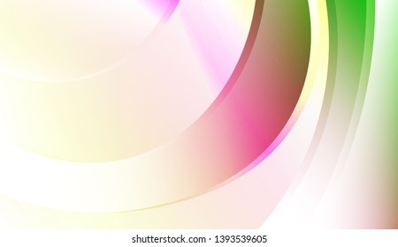 Template Background With Wave Geometric Shape. For Your Design Wallpaper, Presentation, Banner, Flyer, Cover Page, Landing Page. Colorful Vector Illustration.