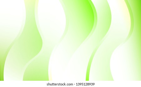 Template Background With Wave Geometric Shape. For Your Design Wallpaper, Presentation, Banner, Flyer, Cover Page, Landing Page. Colorful Vector Illustration.