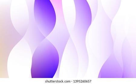 Template Background With Wave Geometric Shape. For Your Design Wallpaper, Presentation, Banner, Flyer, Cover Page, Landing Page. Colorful Vector Illustration.