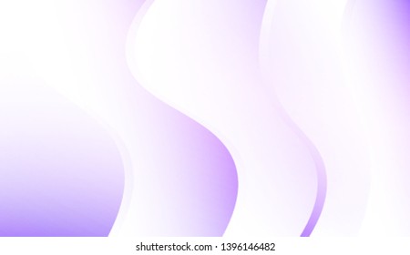 Template Background With Wave Geometric Shape. For Your Design Wallpaper, Presentation, Banner, Flyer, Cover Page, Landing Page. Colorful Vector Illustration.