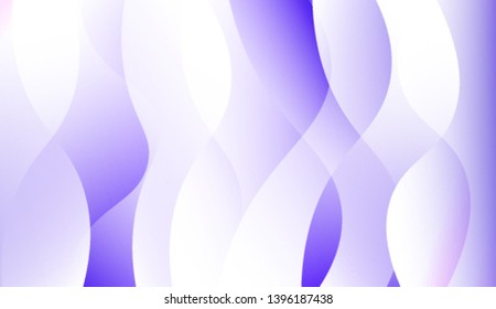 Template Background With Wave Geometric Shape. For Your Design Wallpaper, Presentation, Banner, Flyer, Cover Page, Landing Page. Colorful Vector Illustration.