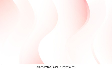 Template Background With Wave Geometric Shape. For Your Design Wallpaper, Presentation, Banner, Flyer, Cover Page, Landing Page. Colorful Vector Illustration.