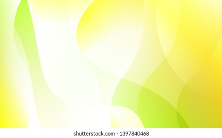 Template Background With Wave Geometric Shape. For Your Design Wallpaper, Presentation, Banner, Flyer, Cover Page, Landing Page. Colorful Vector Illustration.